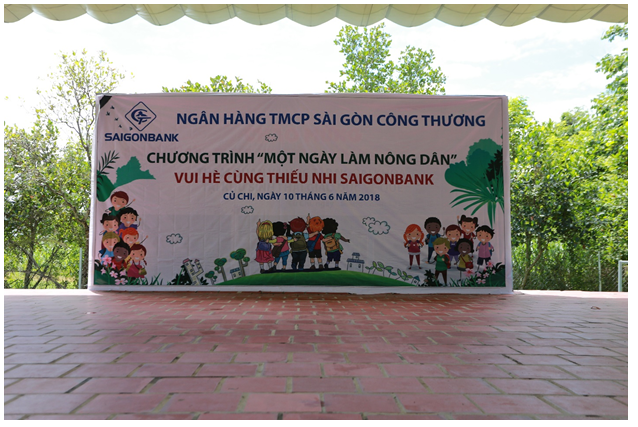 SAIGONBANK TỔ CHỨC CHƯƠNG TRÌNH “MỘT NGÀY LÀM NÔNG DÂN” – VUI HÈ CÙNG THIẾU NHI SAIGONBANK
