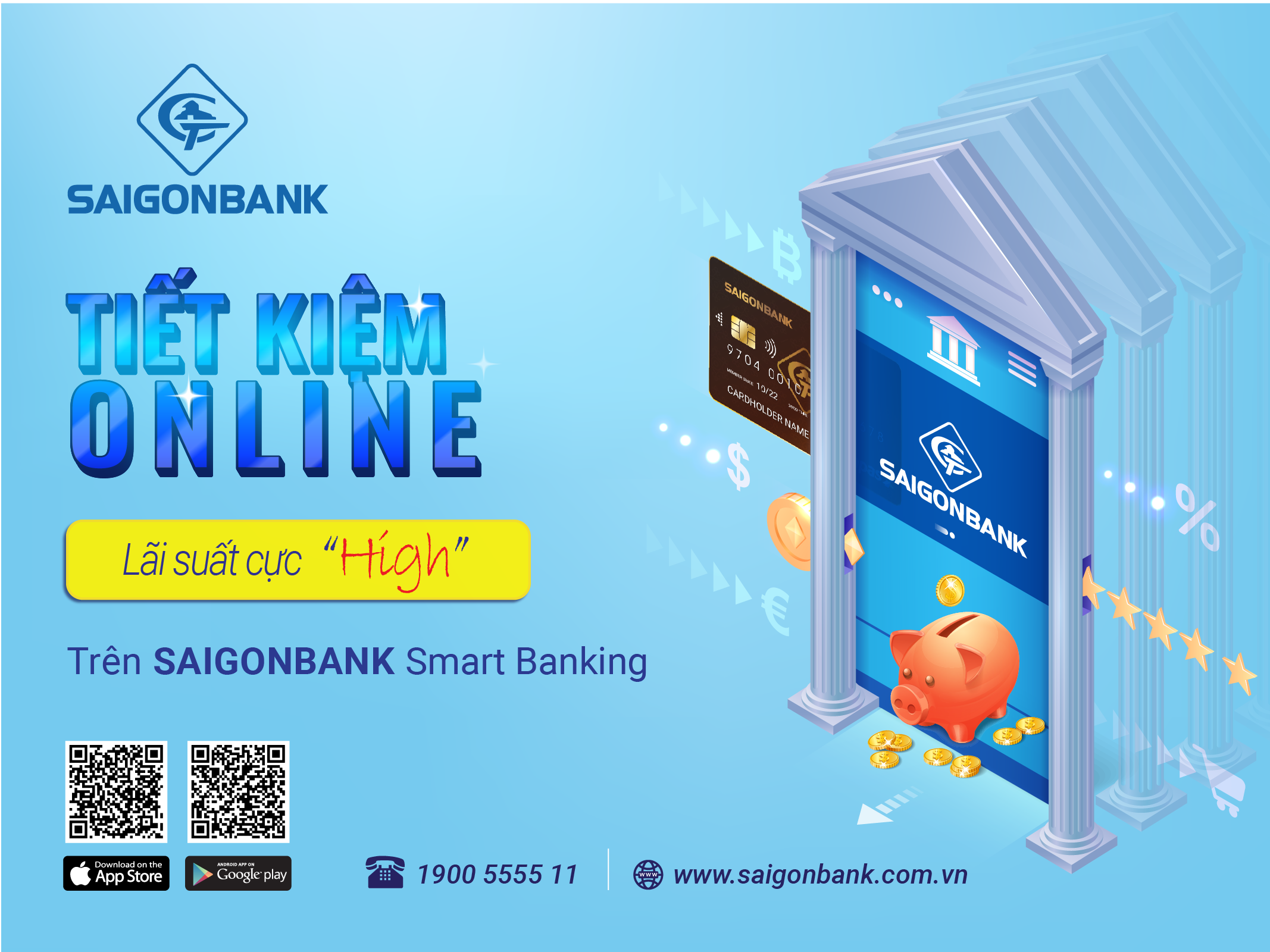 Ra mắt sản phẩm “Tiết Kiệm Online” trên ứng dụng SAIGONBANK Smart Banking
