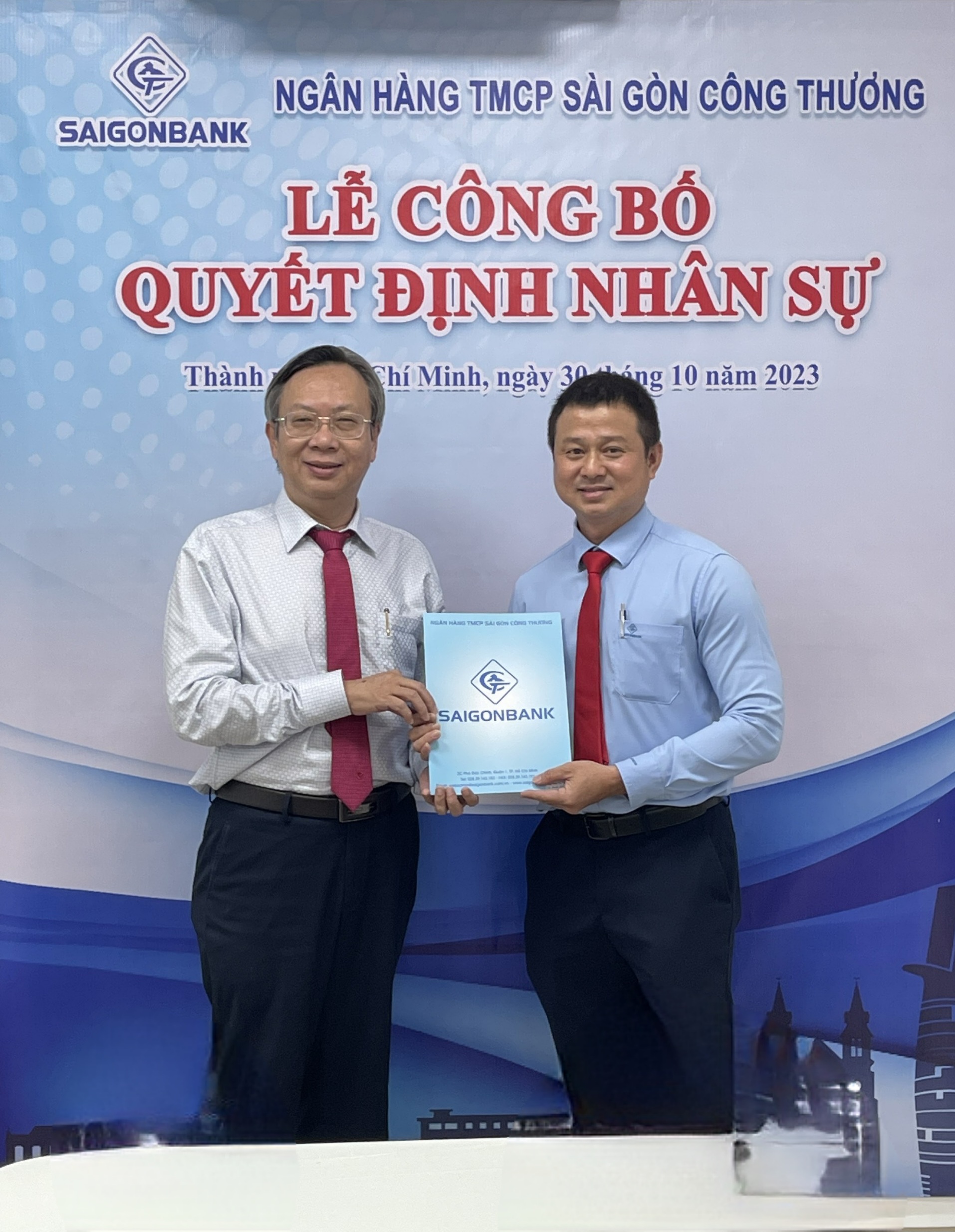 SAIGONBANK công bố quyết định bổ nhiệm cán bộ