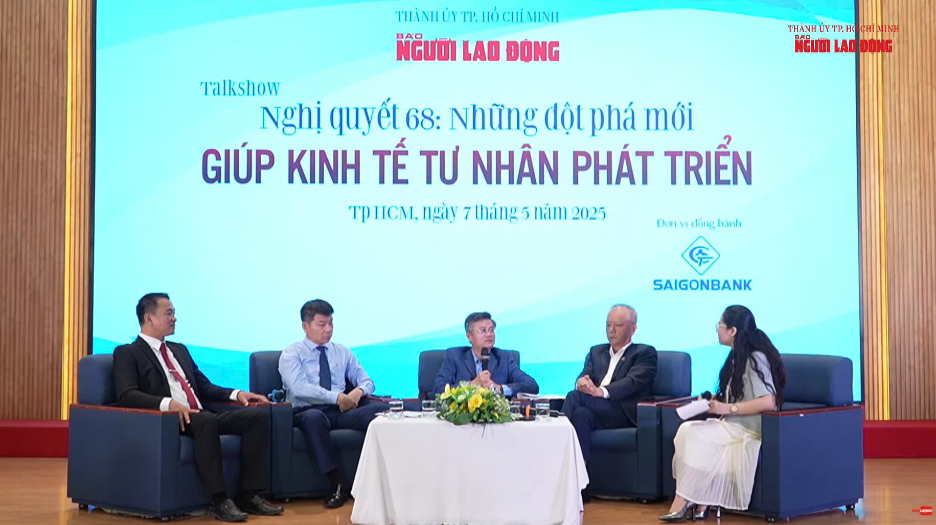 SAIGONBANK đồng hành cùng Báo Người Lao Động tổ chức talkshow 