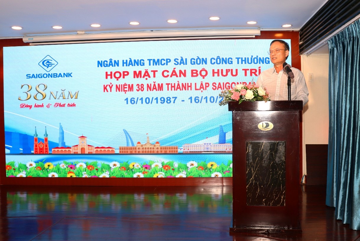 SAIGONBANK HỌP MẶT CÁN BỘ HƯU TRÍ NHÂN KỶ NIỆM 38 NĂM THÀNH LẬP NGÂN HÀNG