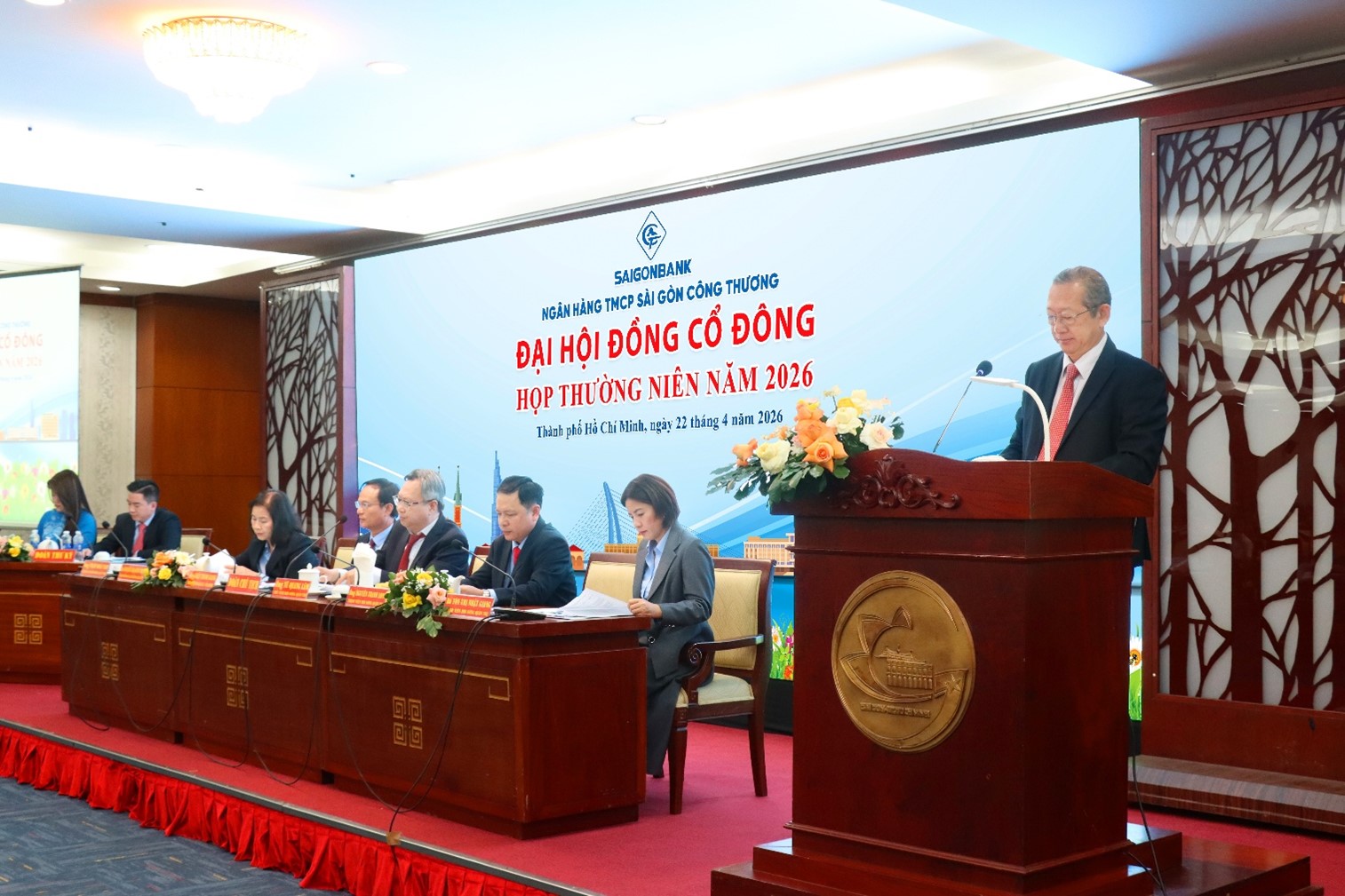 NGÂN HÀNG THƯƠNG MẠI CỔ PHẦN SÀI GÒN CÔNG THƯƠNG TỔ CHỨC HỌP ĐẠI HỘI ĐỒNG CỔ ĐÔNG THƯỜNG NIÊN NĂM 2026