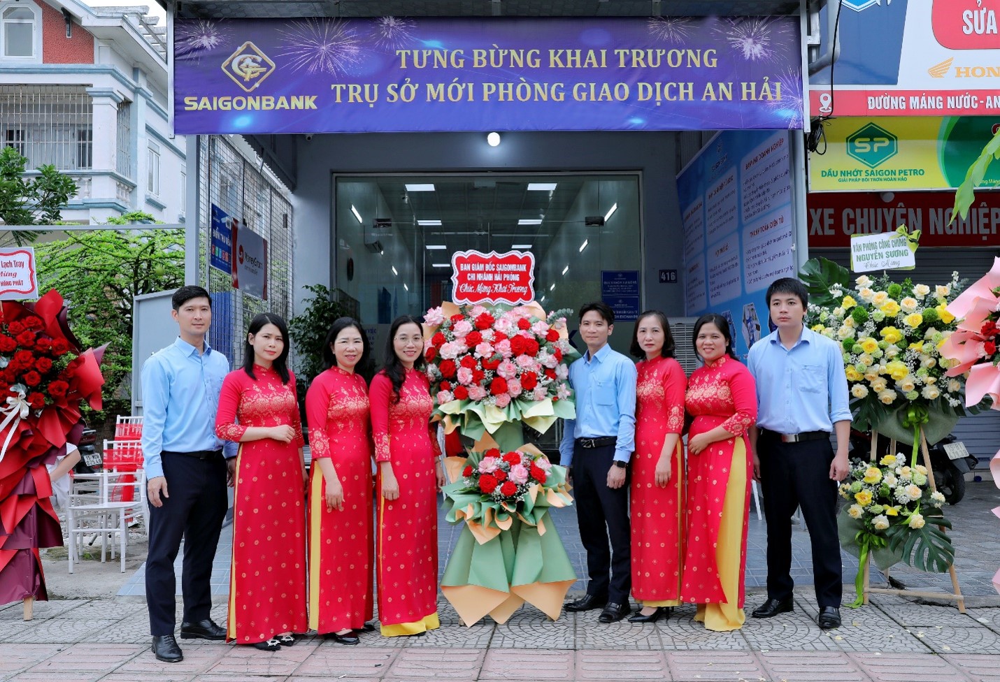 Chi nhánh Hải Phòng của SAIGONBANK khai trương địa điểm mới
