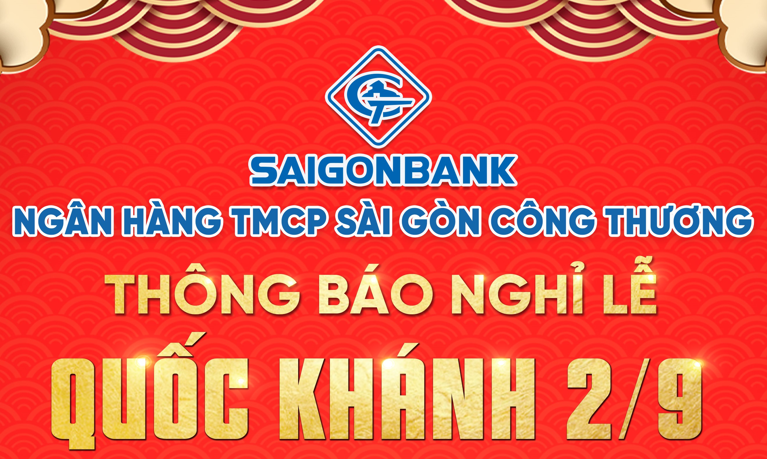THÔNG BÁO NGHỈ LỄ QUỐC KHÁNH 2/9