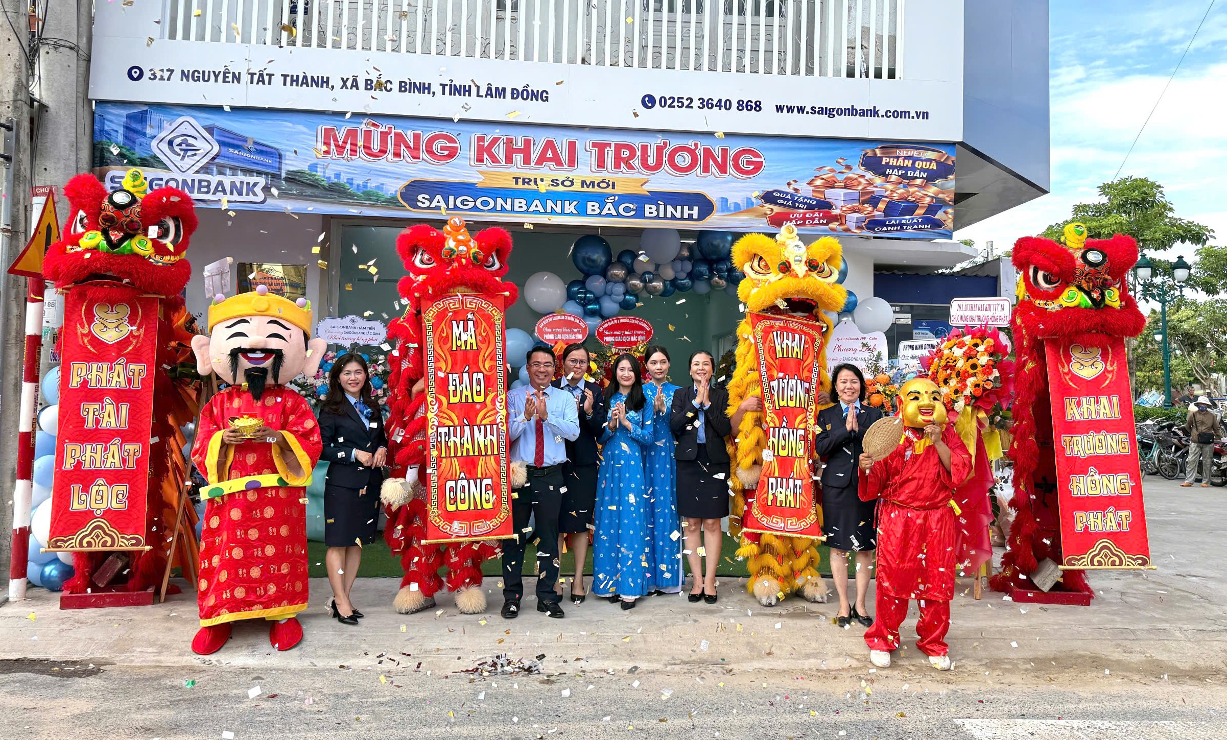 SAIGONBANK – Chi nhánh Bình Thuận thông báo thay đổi địa điểm Phòng giao dịch Bắc Bình