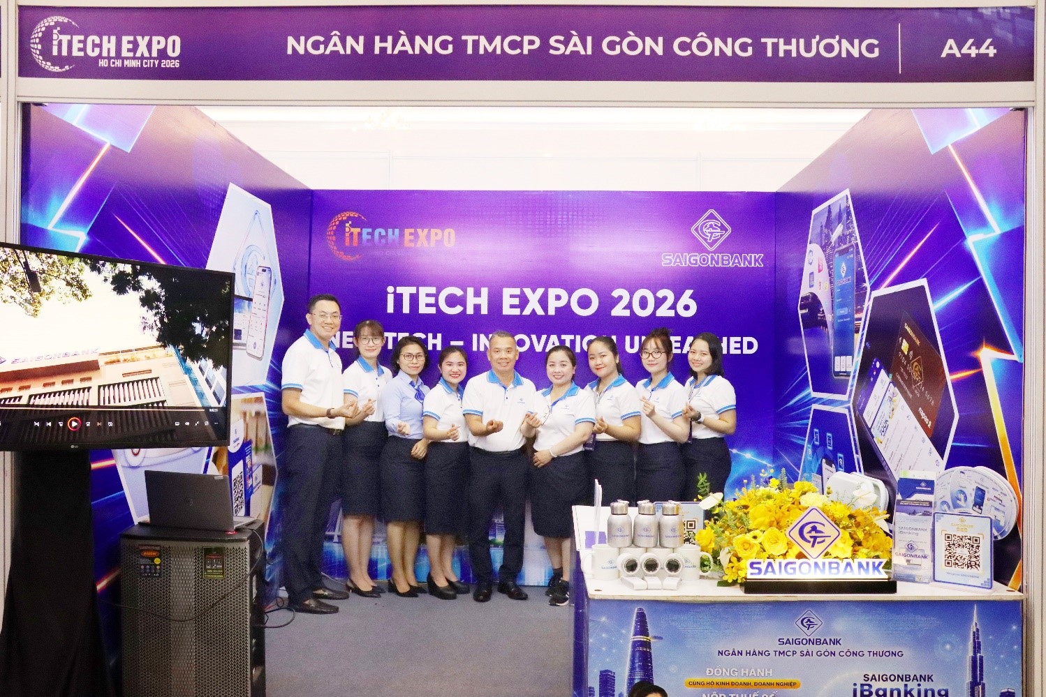 SAIGONBANK tham gia iTECH EXPO 2026 Giới thiệu giải pháp ngân hàng số và chia sẻ góc nhìn tài chính bền vững