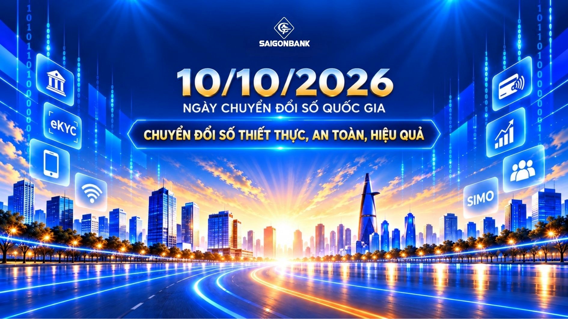 SAIGONBANK ĐỒNG HÀNH CÙNG KHÁCH HÀNG TRÊN HÀNH TRÌNH SỐ